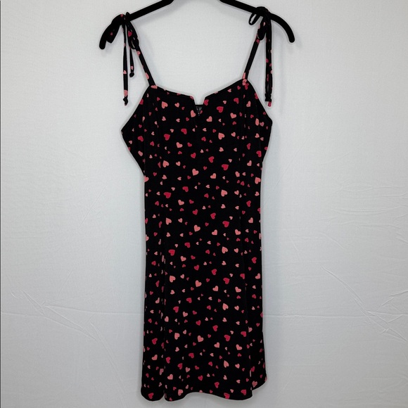 Lily Rose Dresses & Skirts - Lily Rose Juniors Black Dress with Pink Heart Design